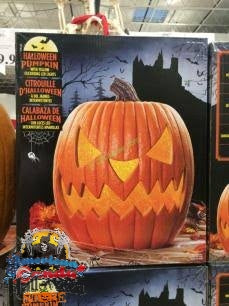 Calabaza Halloween luces Led intermitentes 20"