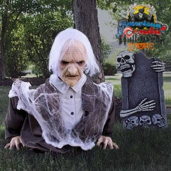 Haunted Living 2-ft Pneumatic Grandpa