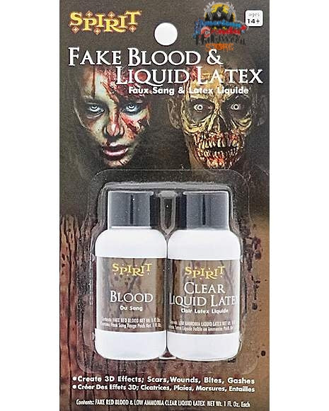 Fake Blood & Liquid Latex