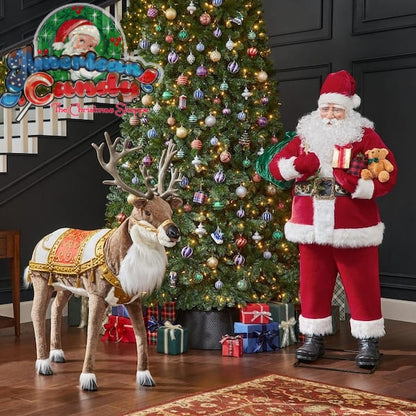 4 ft. Animated Reindeer Christmas Animatronic