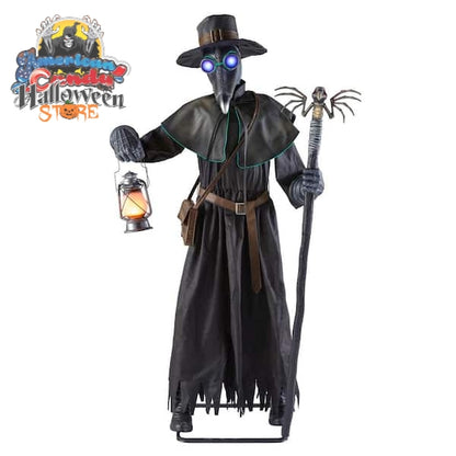 7 ft. Animated LED Plague Doctor