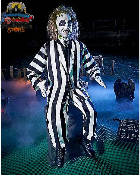 Decorations  Beetlejuice Décor  5.8 Ft. Beetlejuice Animatronic
5.8 Ft. Beetlejuice Animatronic