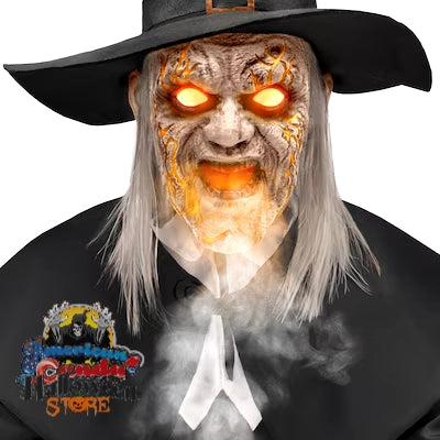 Wednesday 7.5ft Talking LED Flaming Joseph Crackstone Animatronic