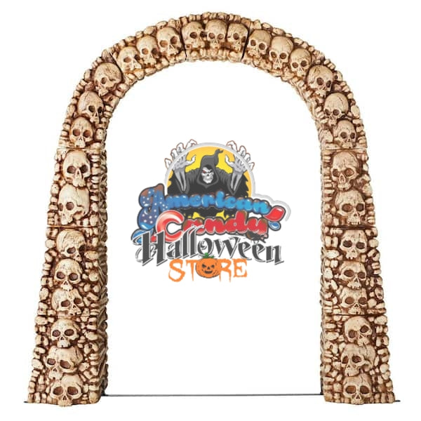 7.5 ft. Skull And Bones Archway