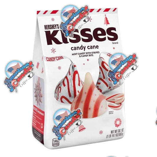 Kisses candy cane