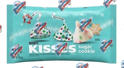 Kisses sugar cookie