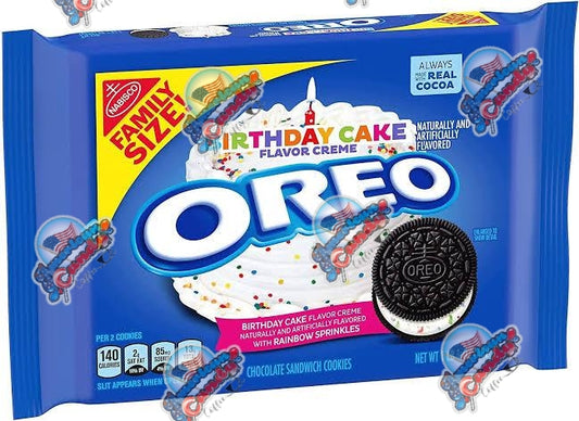 Oreo Birthday Cake Flavor Crema Family Size